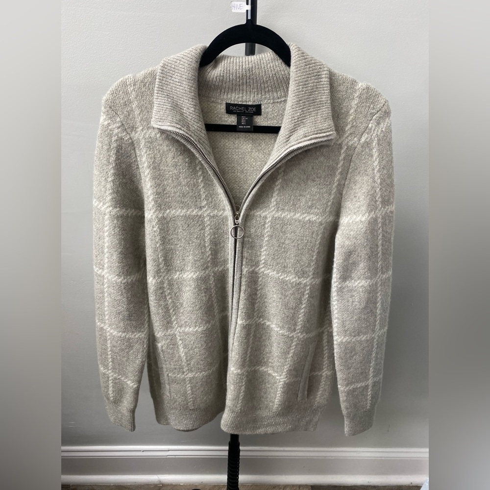 Rachel Zoe Zip up sweater
